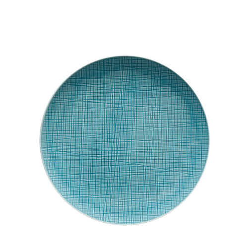 Mesh Aqua Speiseteller Mesh Aqua vor weißem Hintergrund.