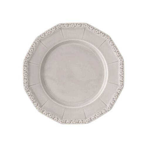 Maria en Vogue Pale Orchid Dinner plate by Maria en Vogue in the Pale Orchid décor on a white background.