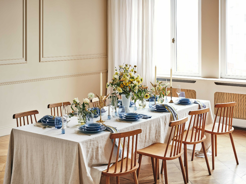 Gedeckter Tisch mit der Maria Rosenthal Kollektion