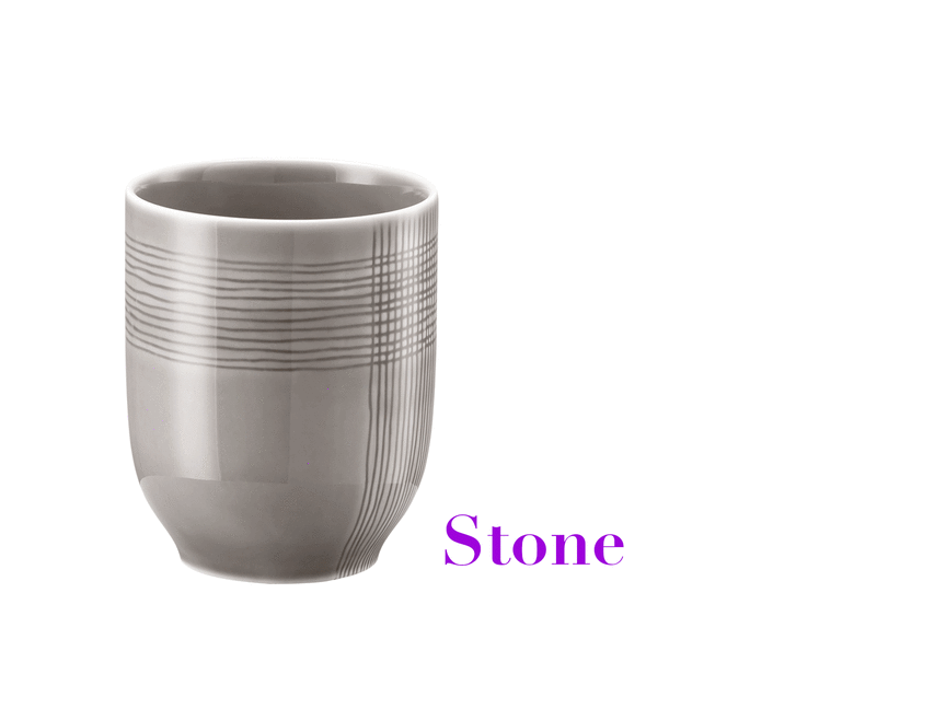 Animated picture showing the MUCA cups in the individual colours with the corresponding name one after the other.