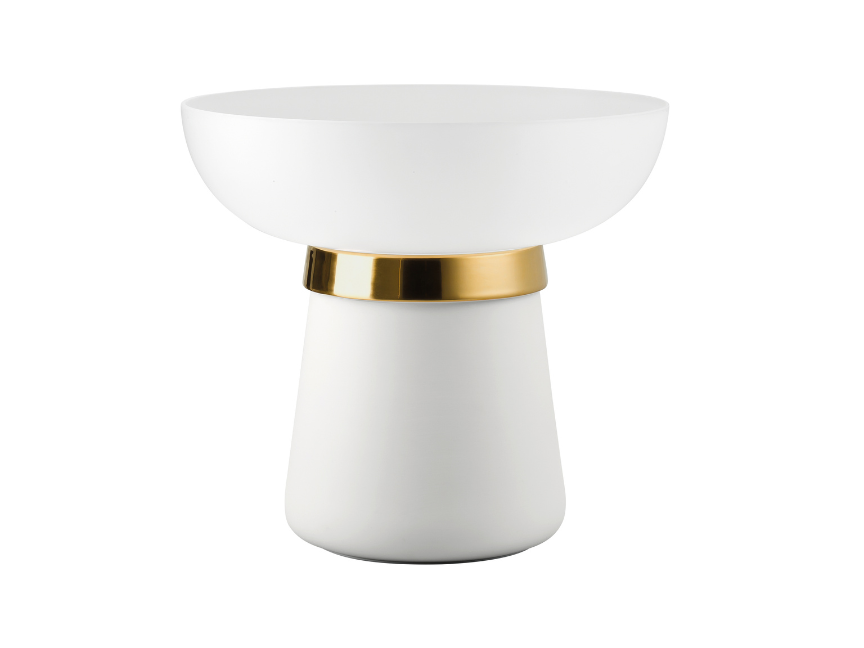 Vase Collana mit goldenem Ring