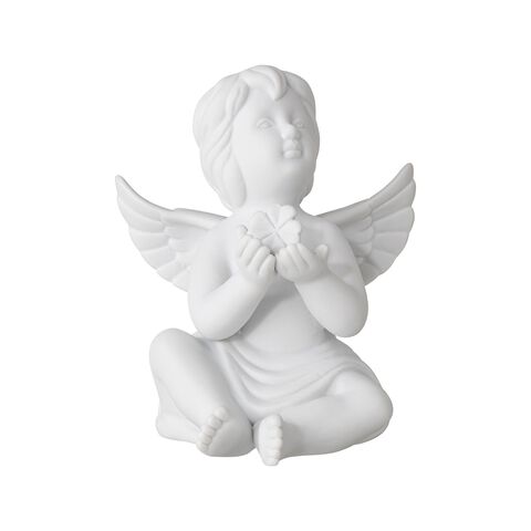 Engel mit Gl&uuml;cksklee