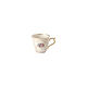 Coffee cup (7.50 cm diameter, 0.21 l) from the Rosenthal Sanssouci Elfenbein Diplomat collection.