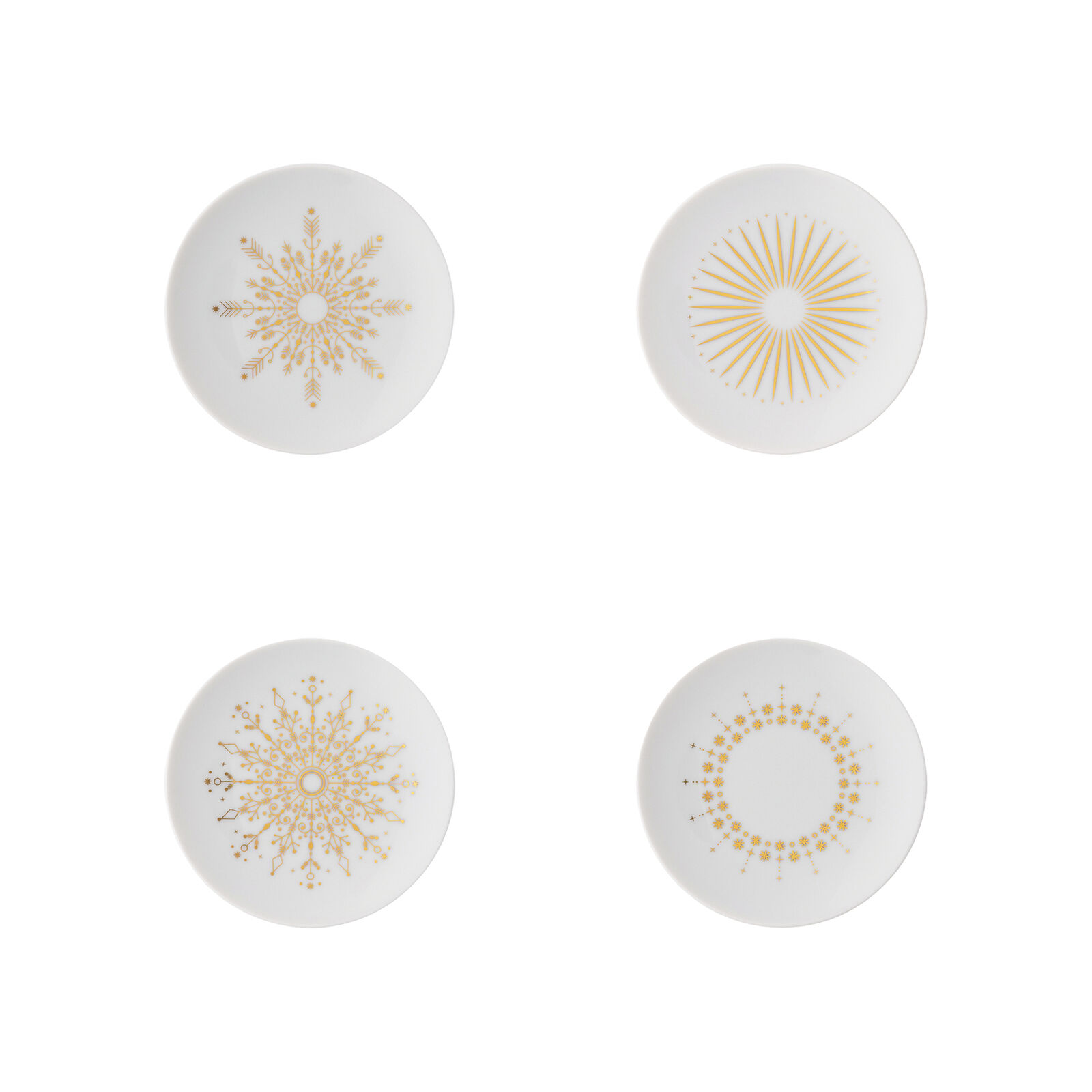 Set 4 assiettes plates 10 cm image number null