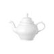 Teapot (1.25 l, 25.40 cm) from the Rosenthal Sanssouci Weiss series in porcelain.