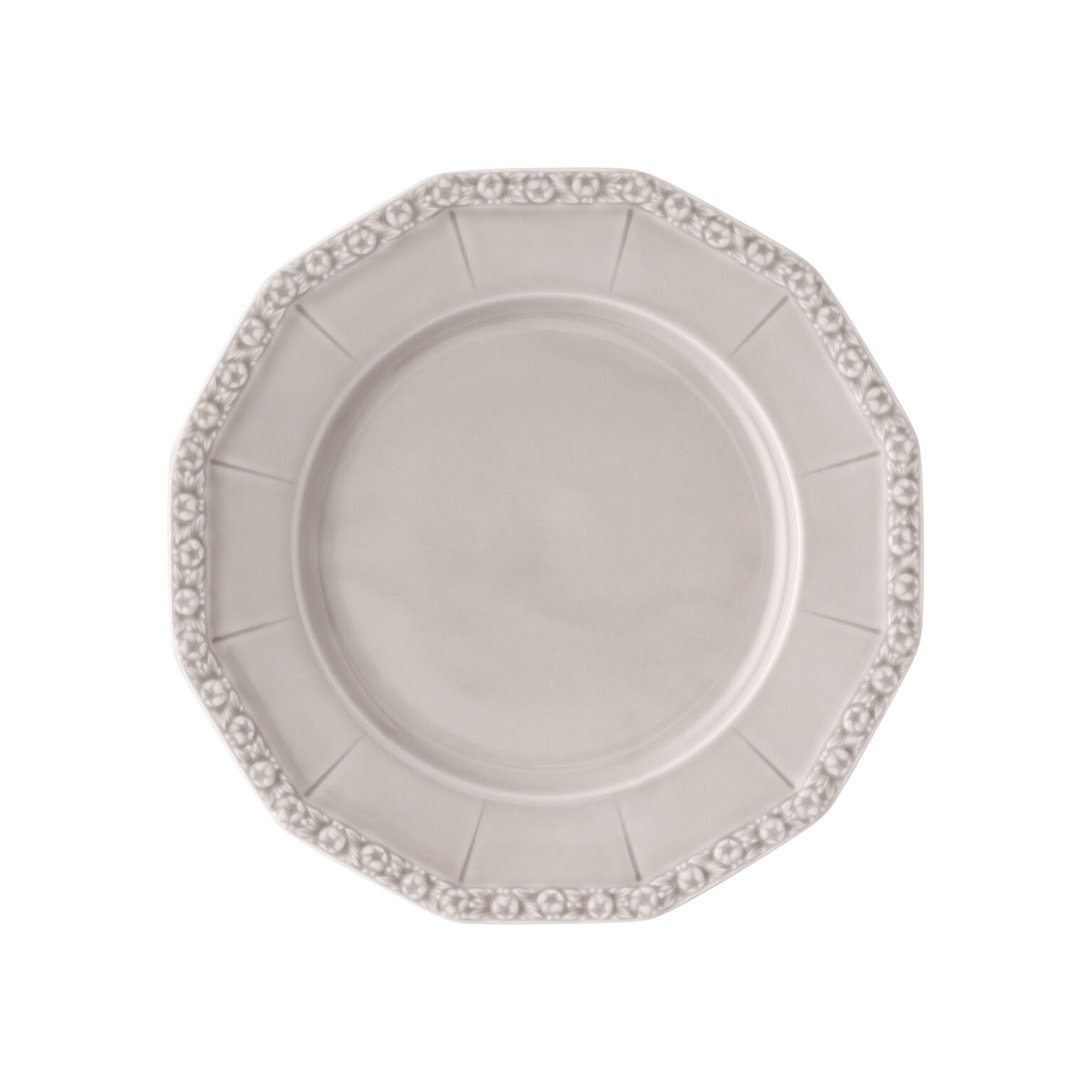 CreaTable Italian Party Pizza Plates White 33 cm Set of 10