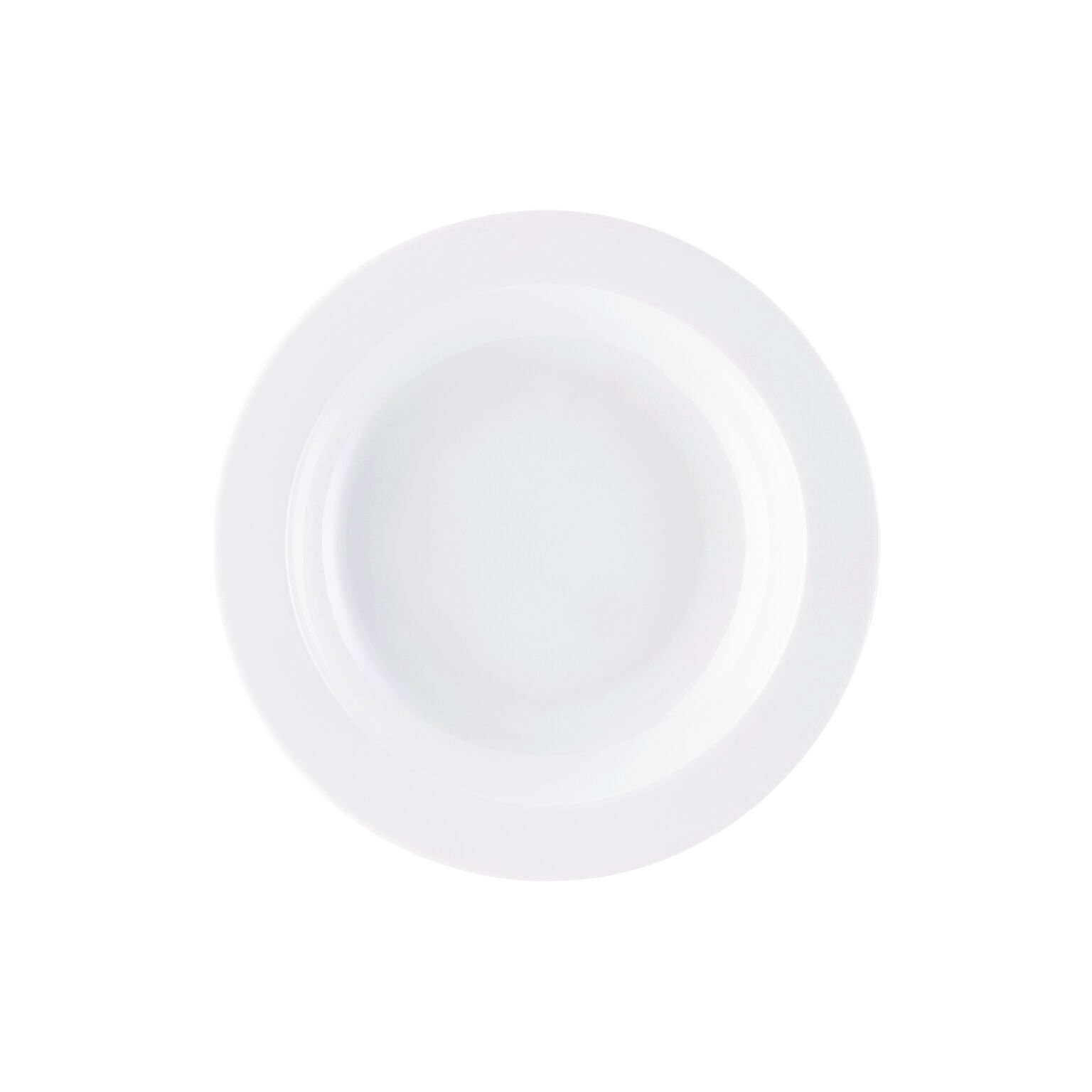 Form 1382 WeissSuppenteller 23 cm Fahne