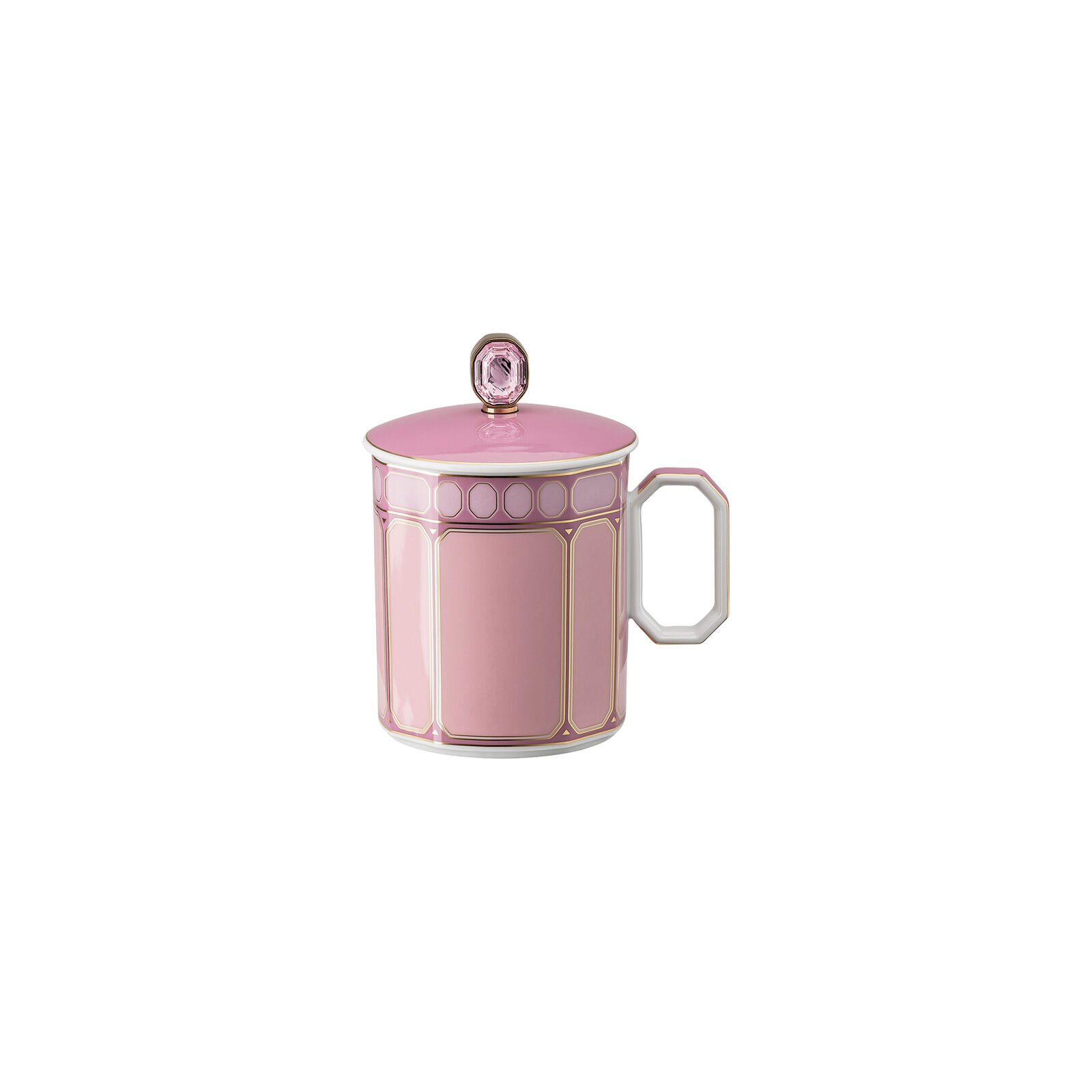 Mug with handle and lid image number null