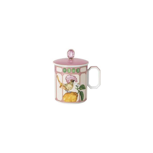 Becher mit Henkel mit Deckel image number 0