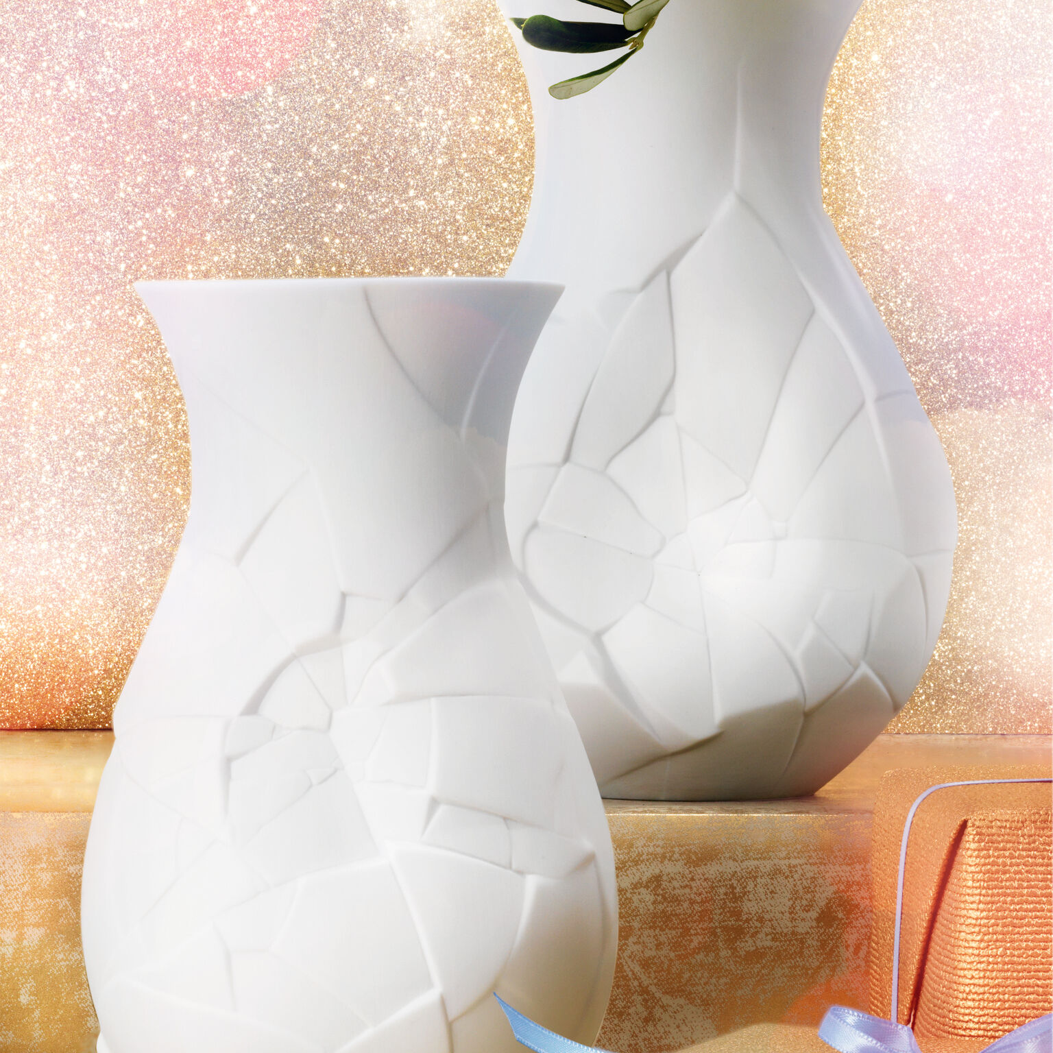 Phases Weiss matt Vase 21 cm - Thumbnail 2