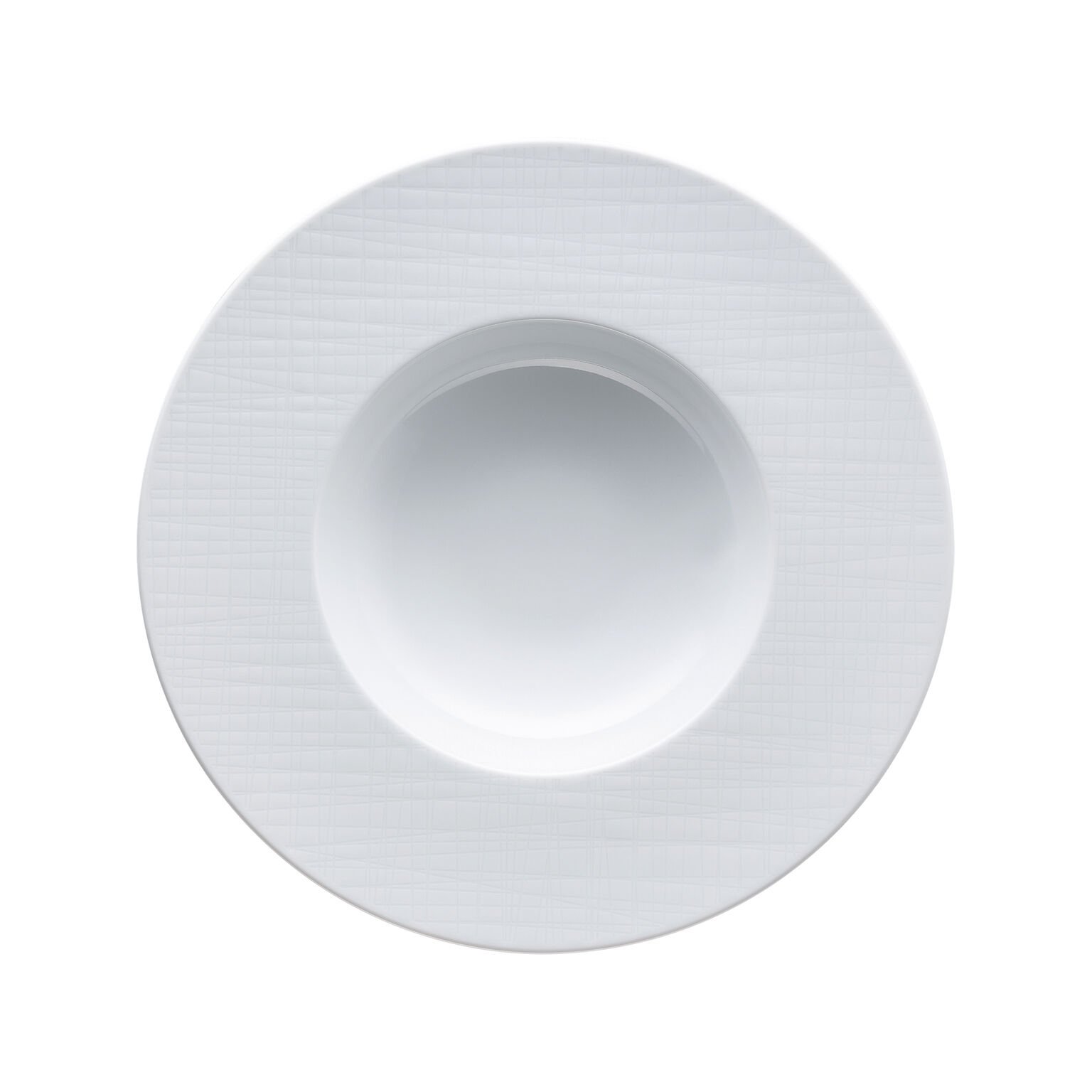 Mesh WeissFahnenteller 28 cm tief