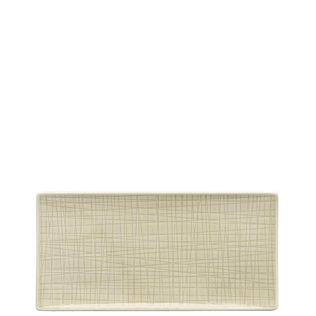 Mesh Colours Cream Platte 26 x 13 cm flach