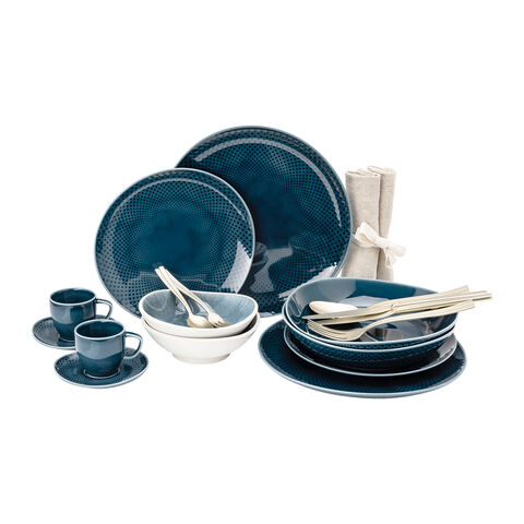 Set 24 pcs./espresso