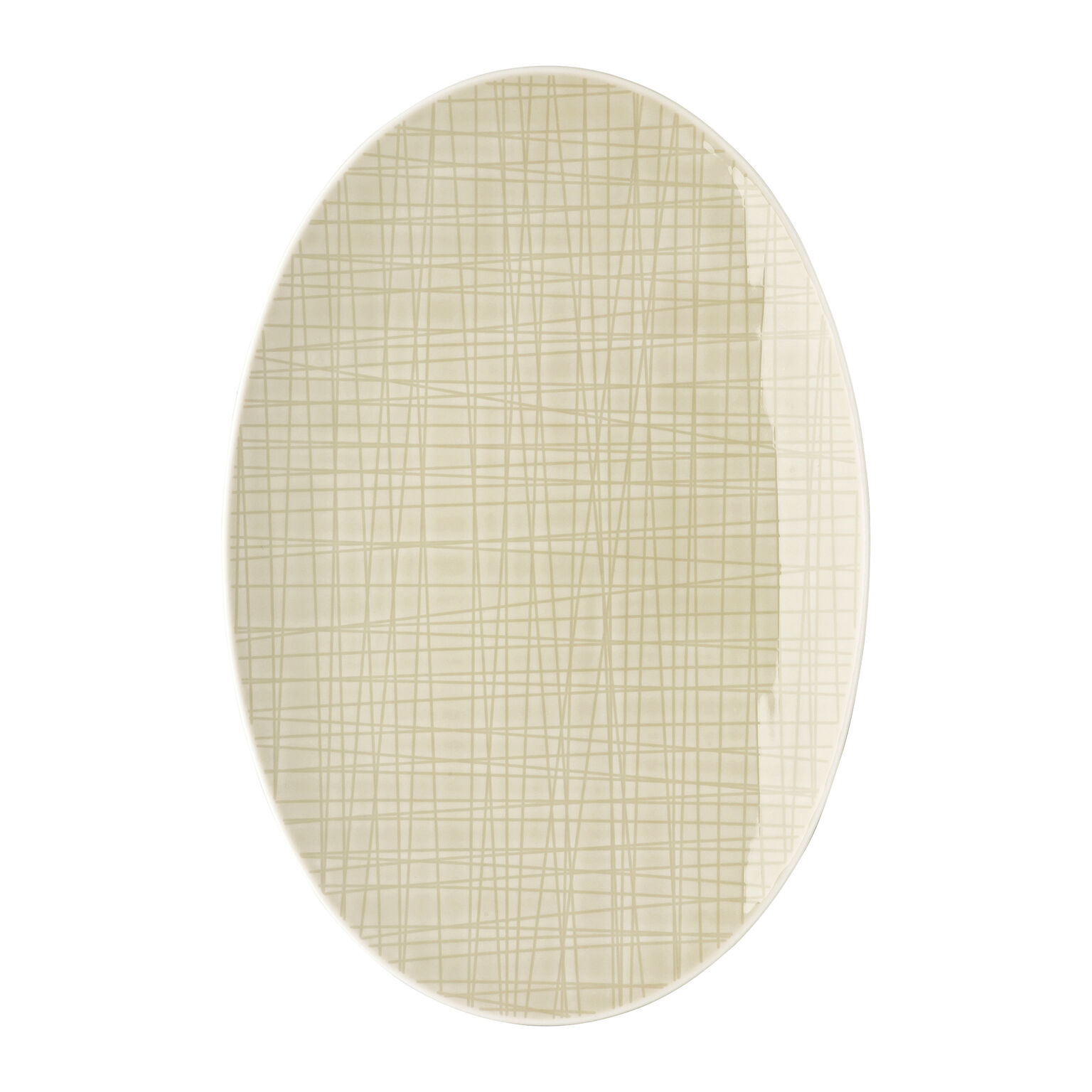Mesh Colours Cream Platte 25 cm