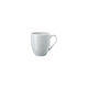 Der 9,70 cm hohe Becher mit Henkel aus der Rosenthal-Serie TAC Sensual, freigestellt vor wei&szlig;em Hintergrund.