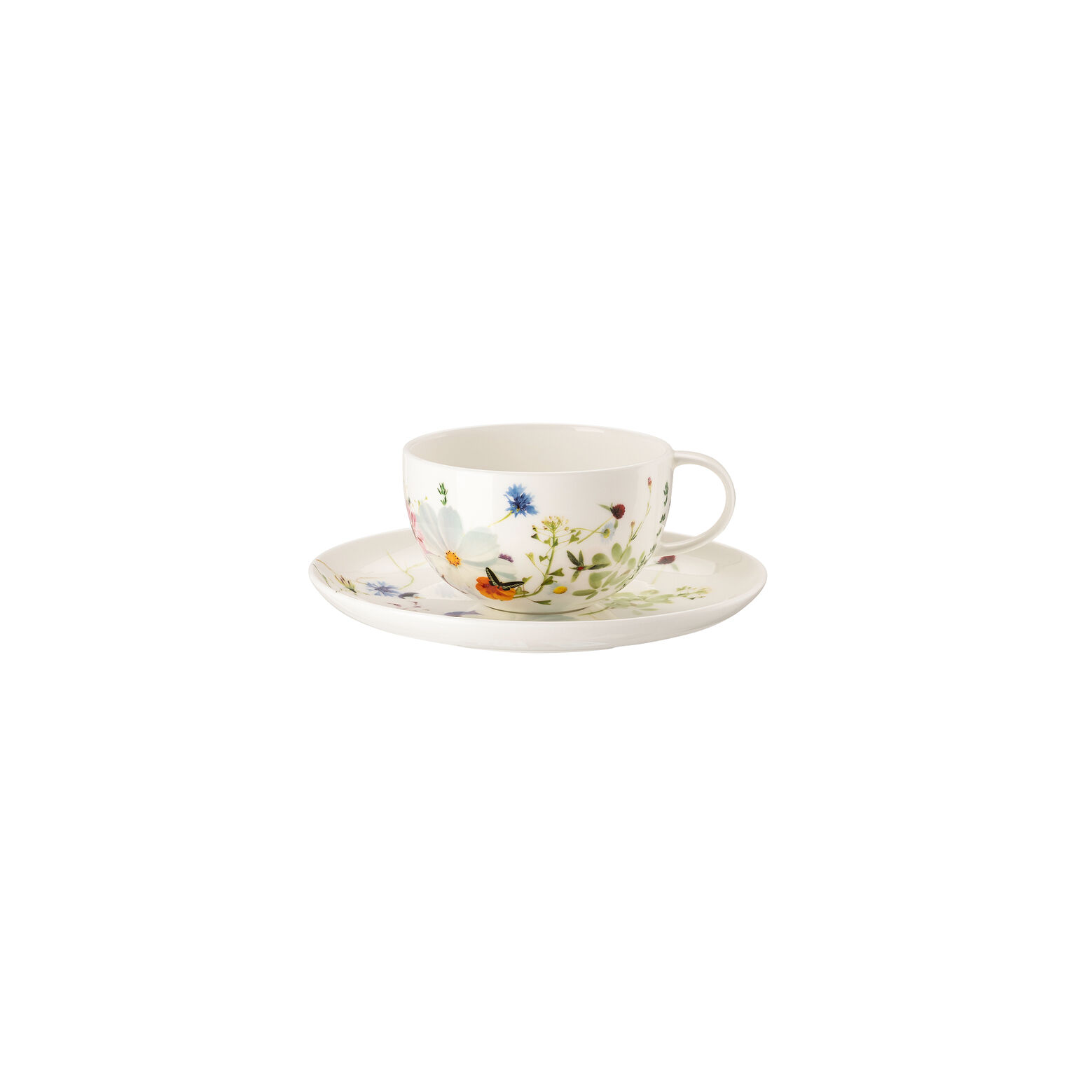 Rosenthal Thomas 'Sunny Day' Cappuccino-Tasse – 0,38 Liter, Kräftiges Fuchsia (Rot), Spülmaschinen- & Mikrowellengeeignet