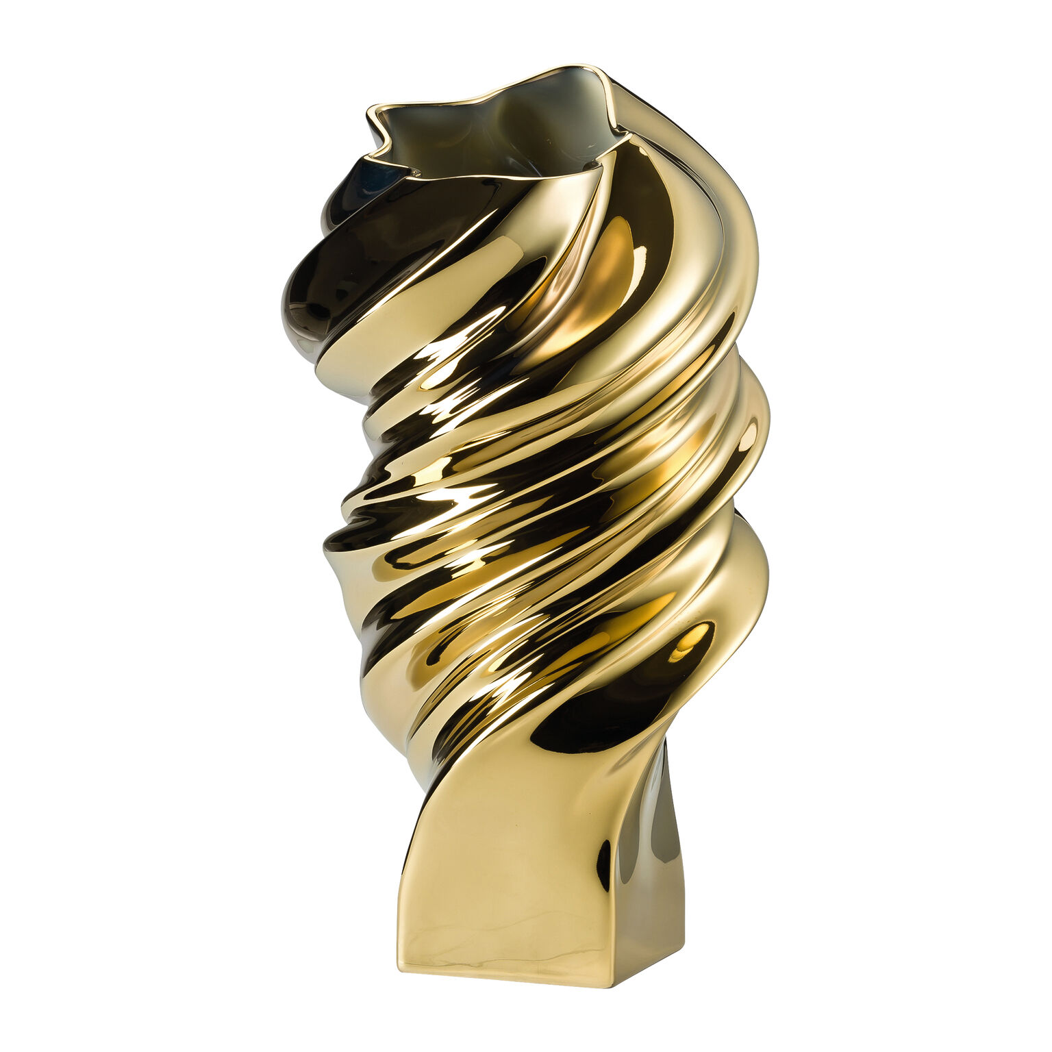Squall Gold titanisiert Vase 32 cm