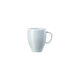 Mug (0.38 l) from the Rosenthal Junto Opal Green collection, dimensions 11.60 cm by 7.80 cm by 10.90 cm.