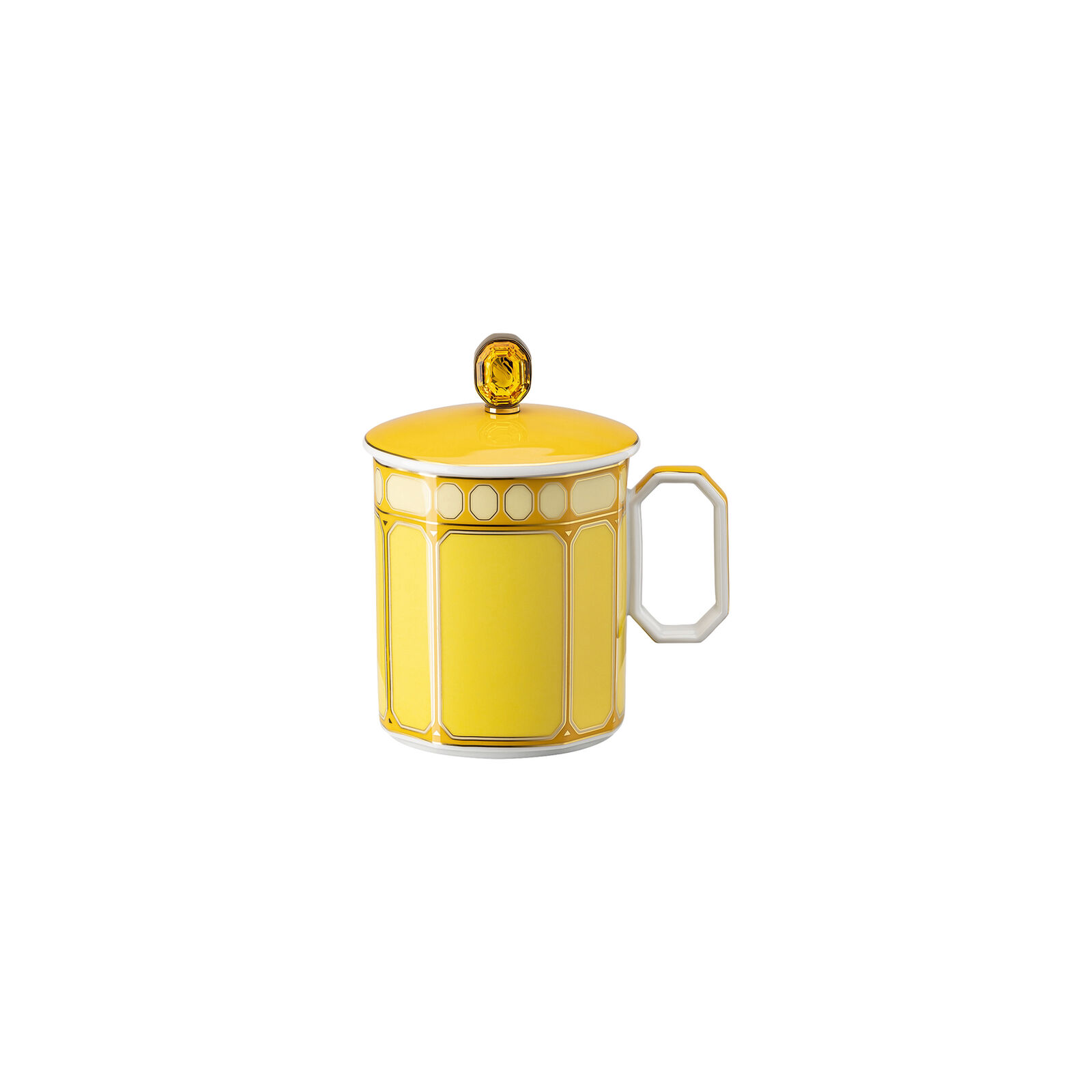 Mug with handle and lid image number null