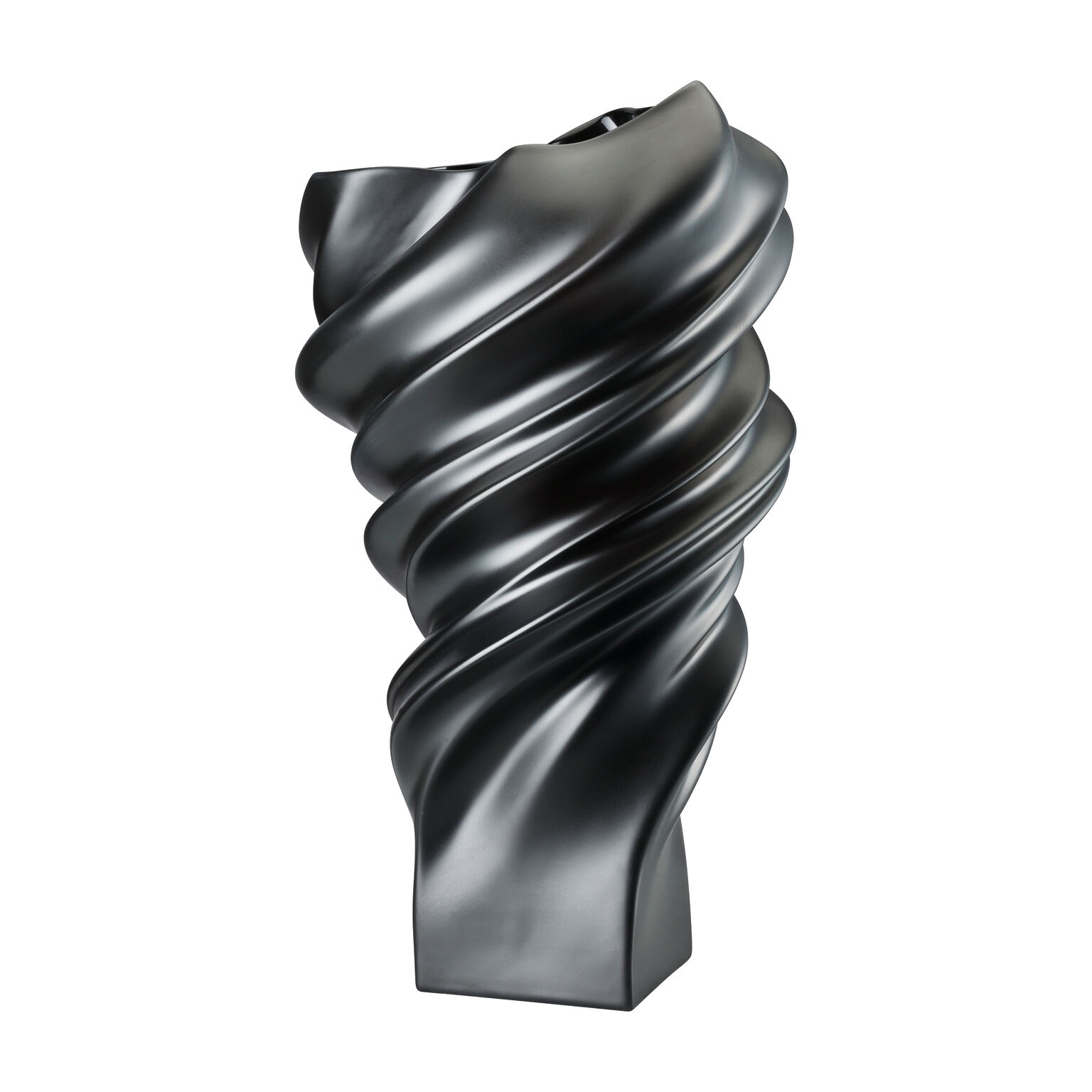 Squall Schwarz matt Vase 32 cm - Thumbnail 2
