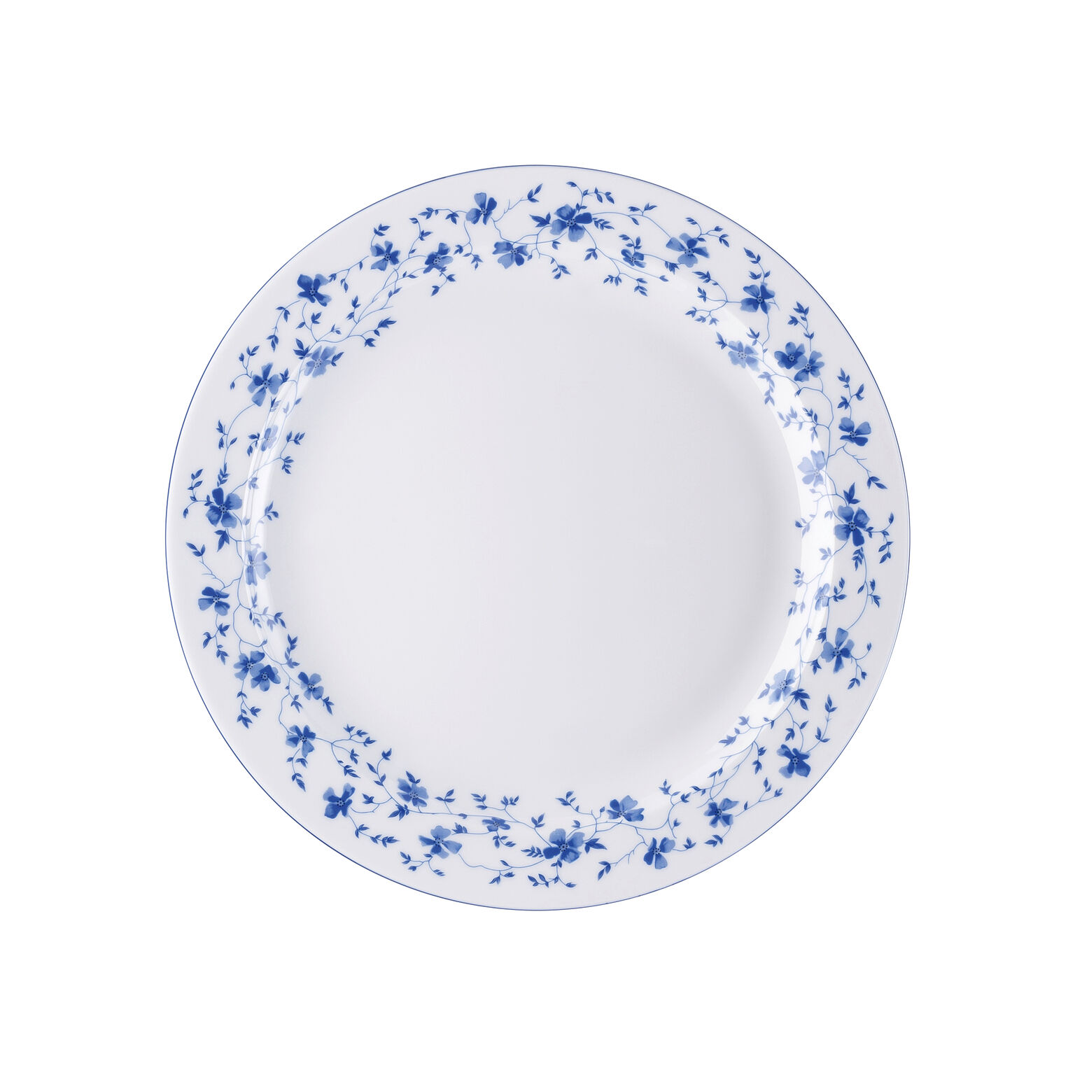 Form 1382 Blaublüten Speiseteller 26 cm Fahne