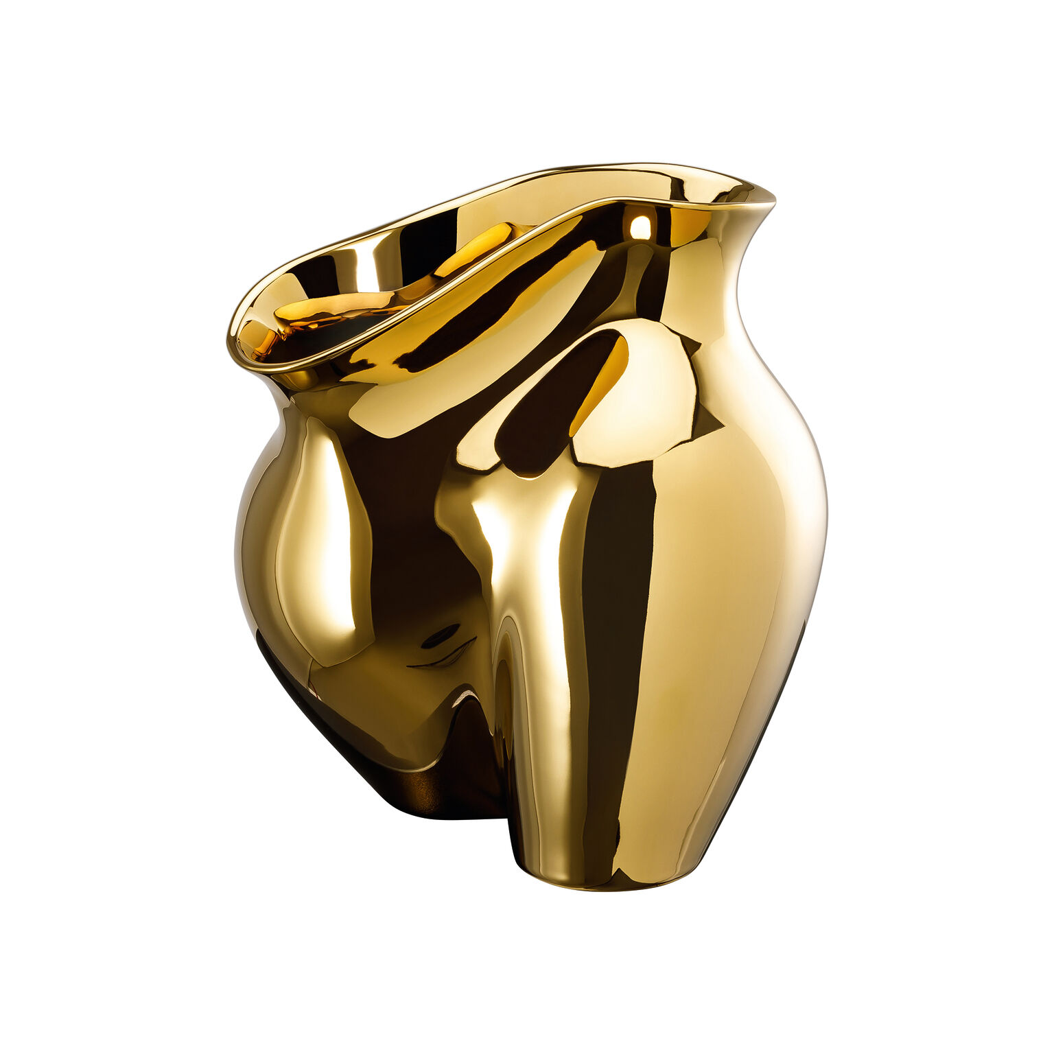 La Chute Gold titanisiert Vase 26 cm