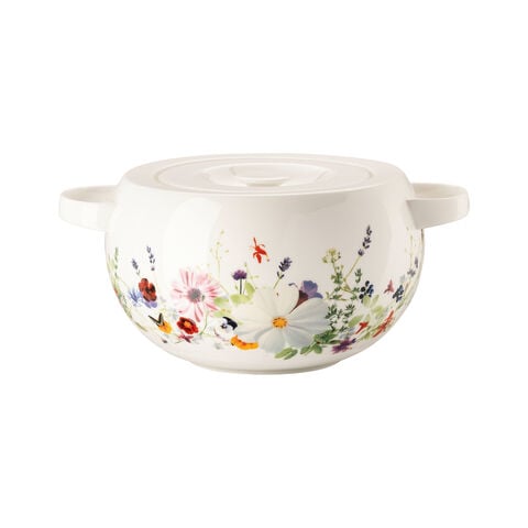 Covered vegetable bowl