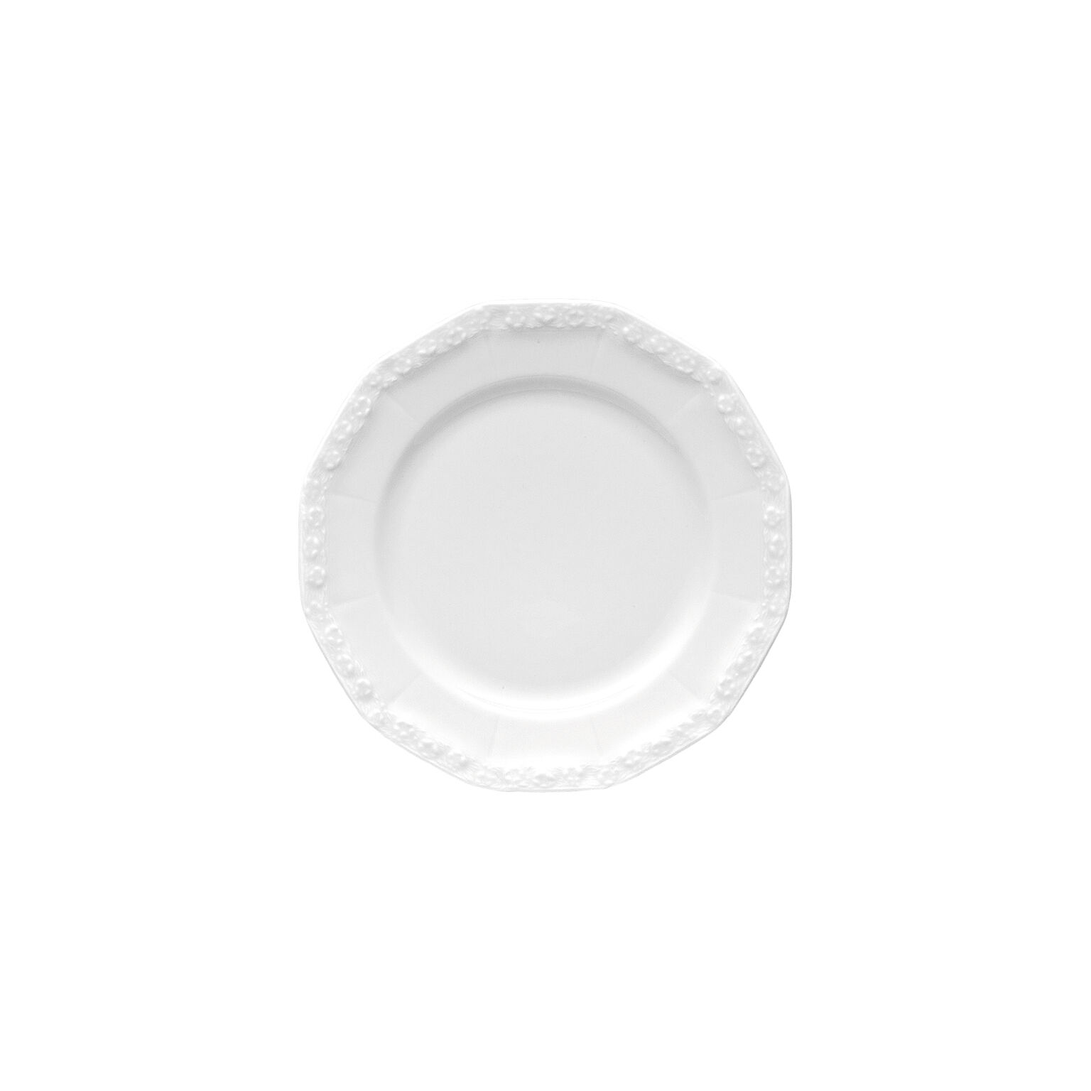 Rosenthal Porzellan MARIA weiss mit Goldrand UNTERTELLER 15,5 cm 