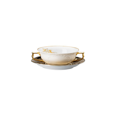 Creamsoup cup & saucer
