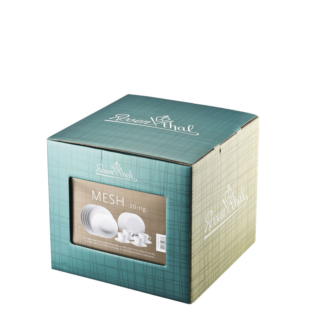 Mesh WeissSet 20-tlg./Kombitasse - Thumbnail 2