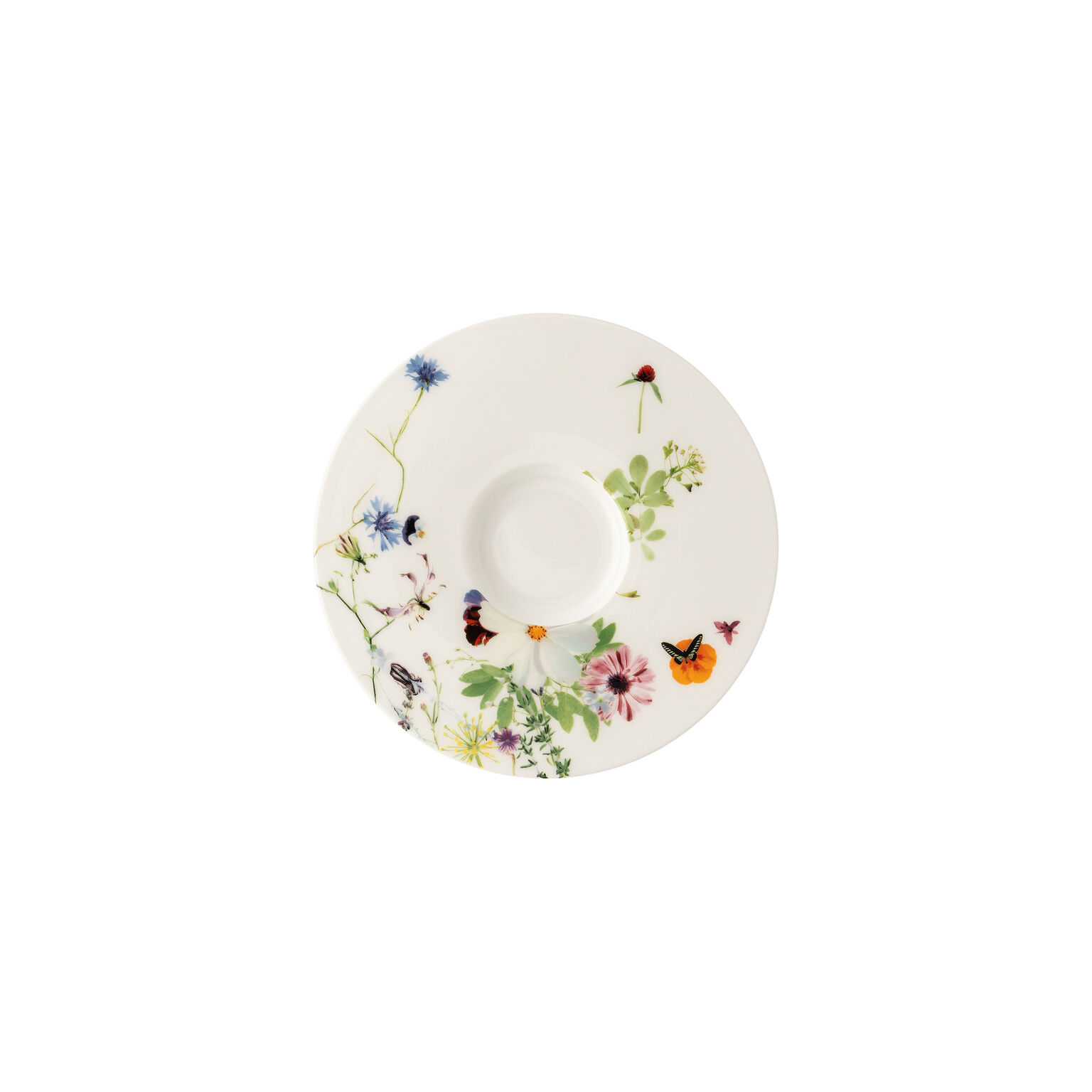 Trend Weiss Porcelain Espresso Cups & Saucers by Rosenthal 