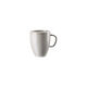 Mug (11.60 cm, 0.38 l) from the Rosenthal Junto Pearl Grey collection in porcelain.