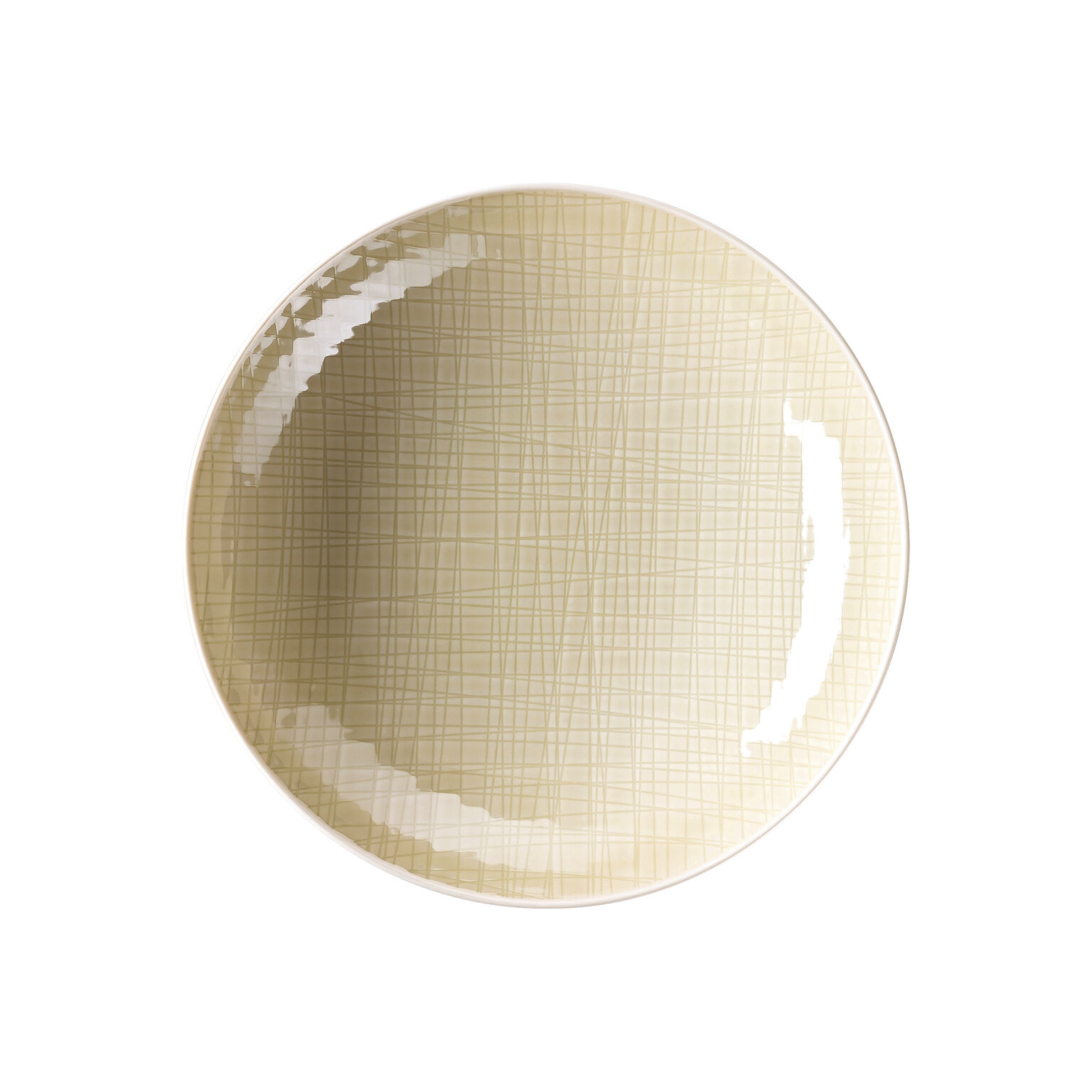 Mesh Colours CreamTeller 25 cm tief