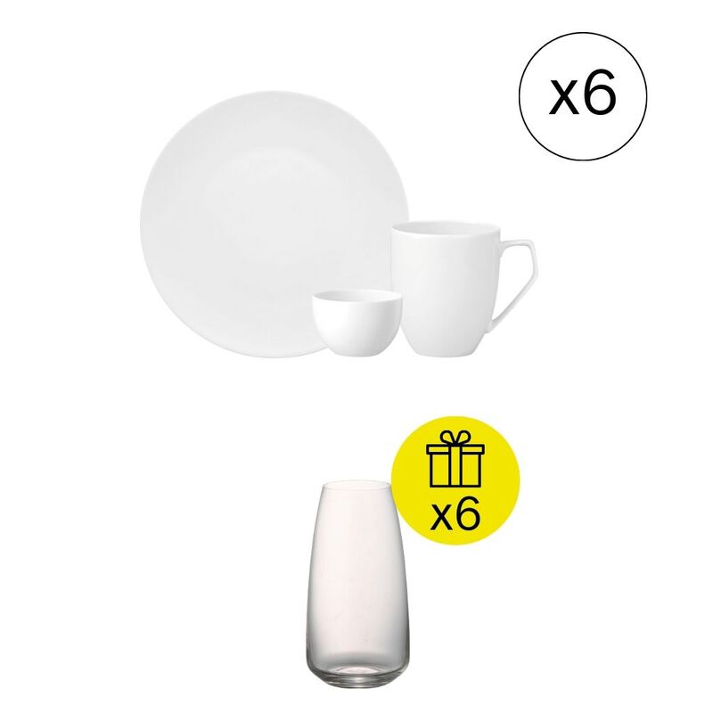 Breakfast for 6, Iconic 18-piece set with Gift