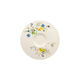 Die Suppen-Untertasse der Serie Brillance Bone China Fleurs des Alpes von Rosenthal, fotografiert von oben.