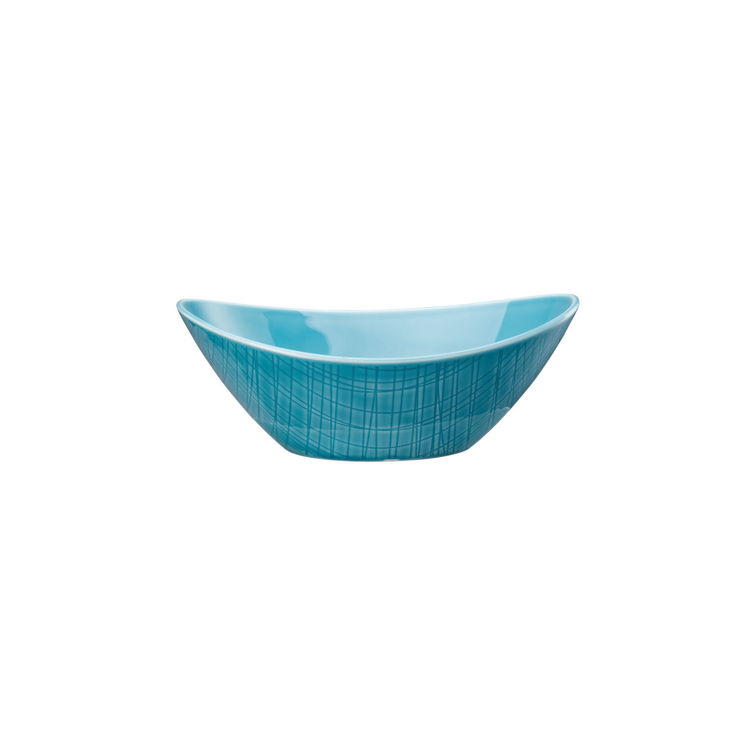 Mesh Colours Aqua Schale oval 20 x 15 cm