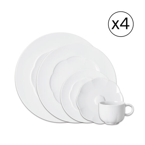 Dinnerware Set for 4 People 20 Pieces