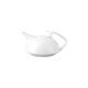 Die 20 cm gro&szlig;e Teekanne klein der Rosenthal-Kollektion TAC Weiss, freigestellt vor wei&szlig;em Hintergrund.