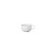 Die 7 cm gro&szlig;e Espresso-Obertasse aus der Rosenthal-Kollektion Sonetto Platinum, freigestellt vor wei&szlig;em Hintergrund.