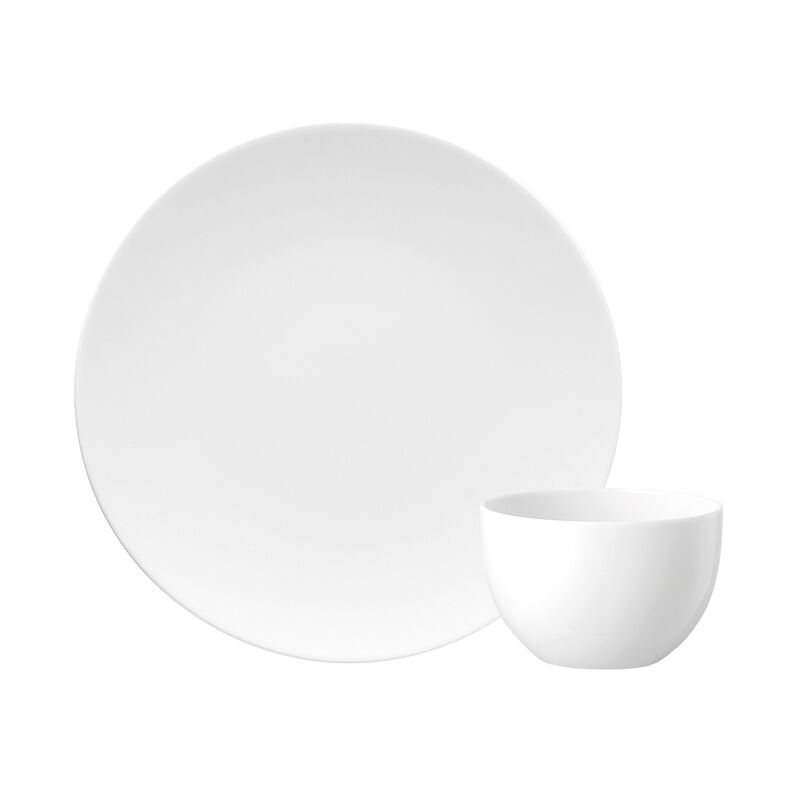 2 Piece plate and bowl set