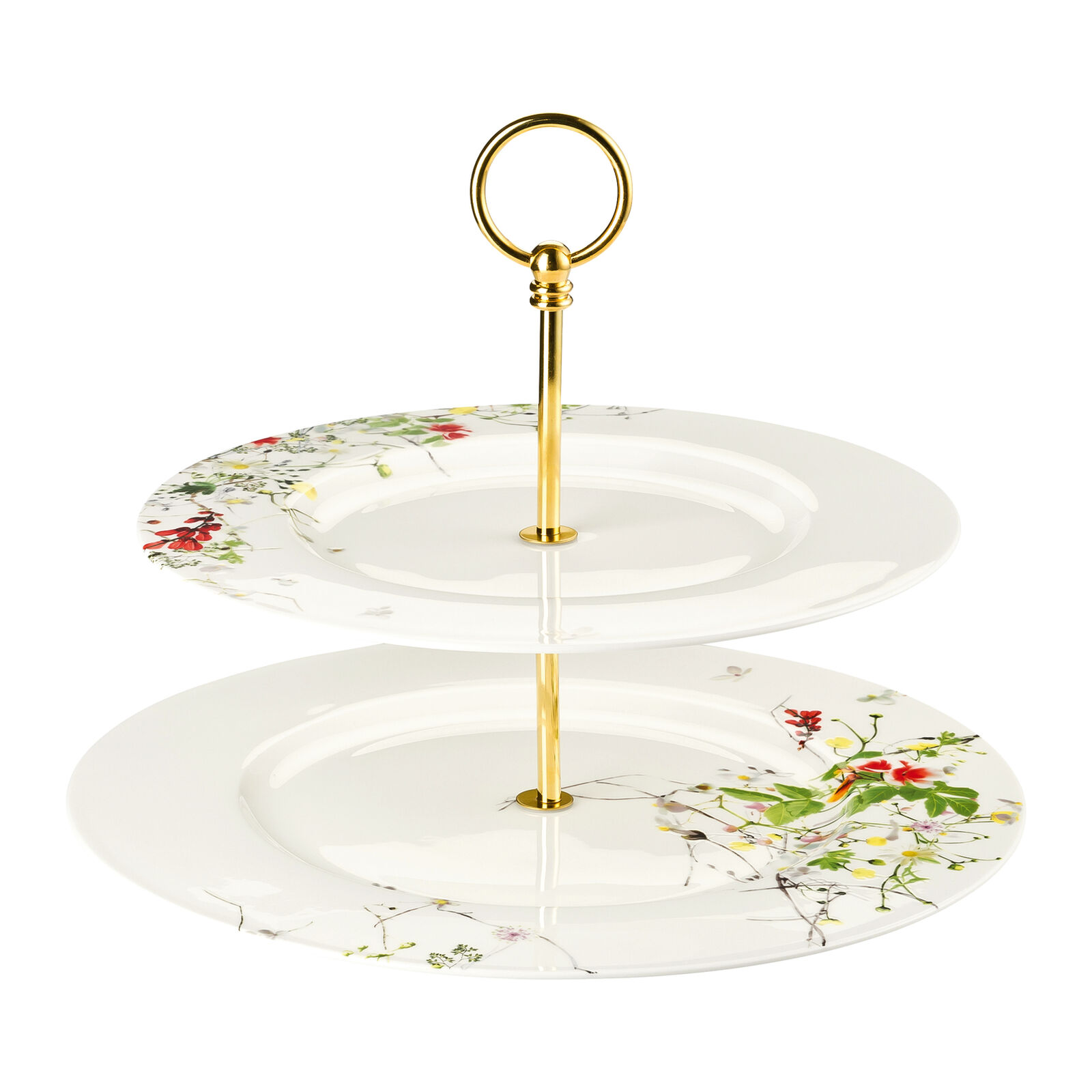 Etagère 2 pcs. avec assiettes avec aile image number null