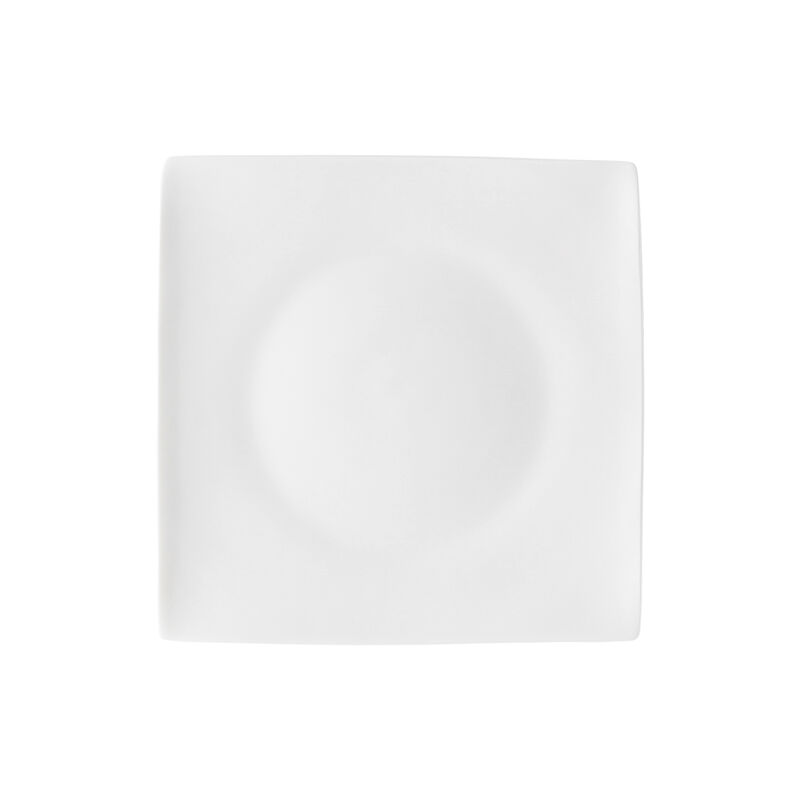 Teller 23 cm quadr. flach