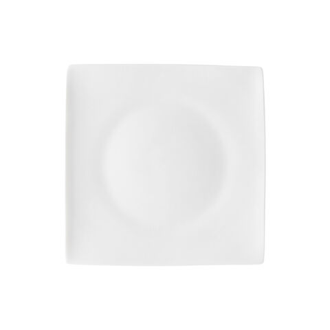 Teller 23 cm quadr. flach