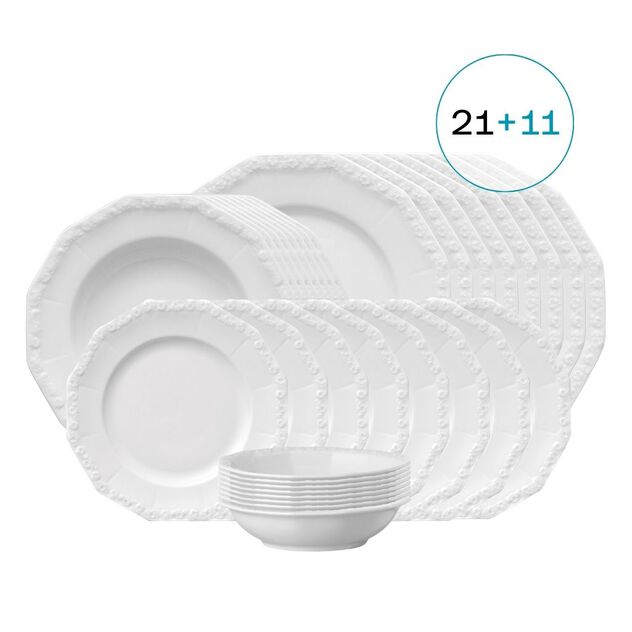 Set da pranzo da 32 pezzi per 8 - incl. 11 articoli in regalo! image number 0
