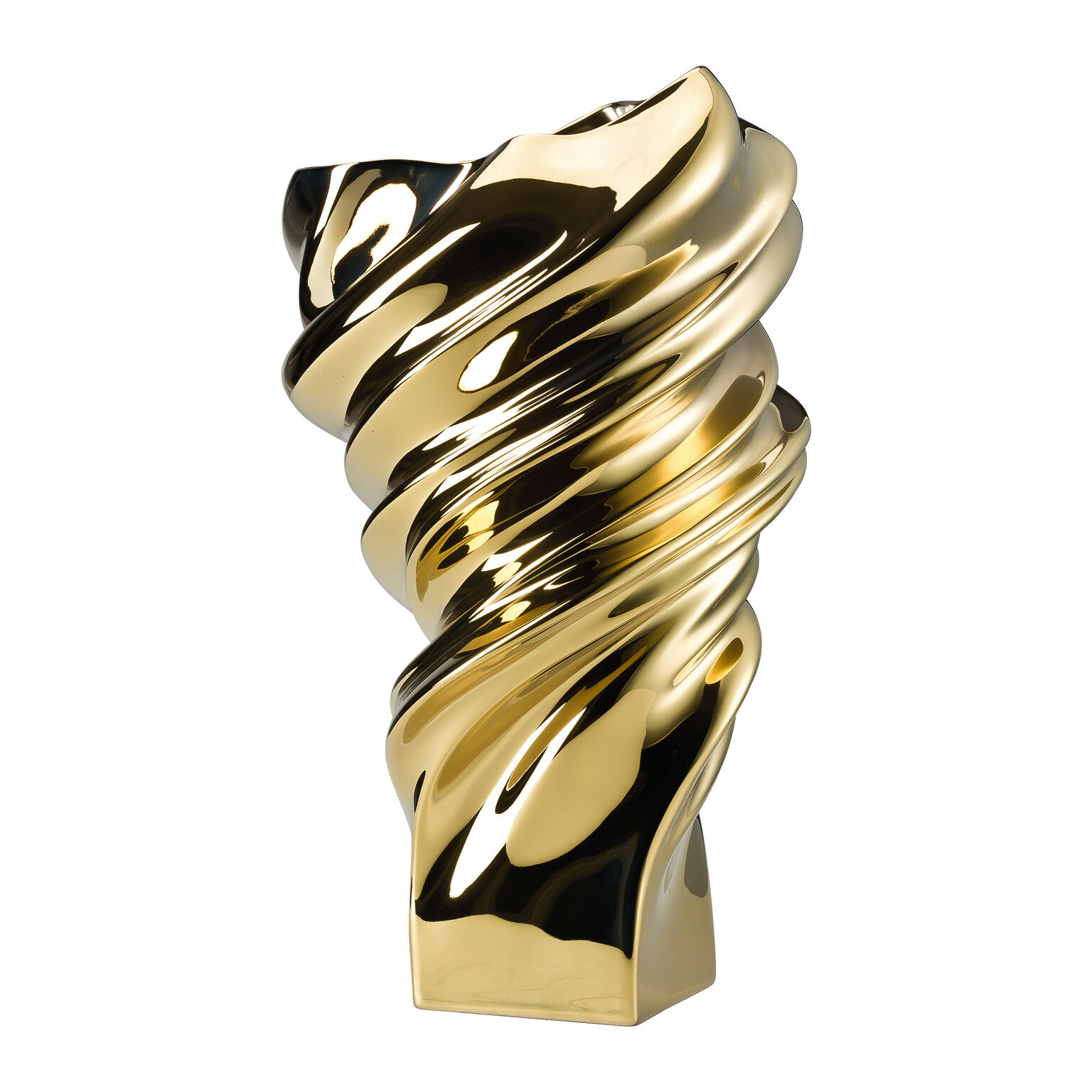 Squall Gold titanisiert Vase 32 cm - Thumbnail 2