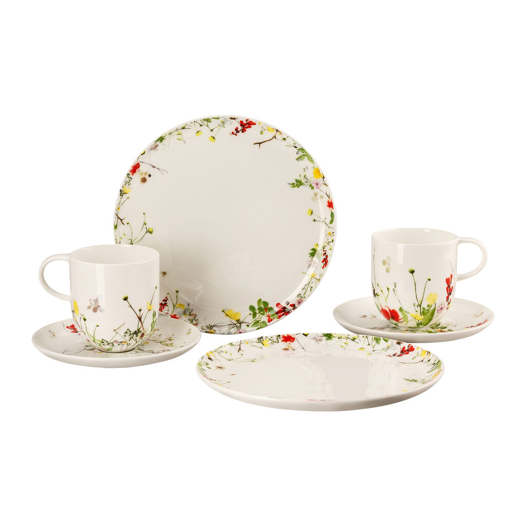Set 6 pcs. with mugs and coupe plates image number 0