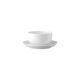 Sauce boat (16.50 cm) from the Rosenthal Moon Weiss collection in porcelain.