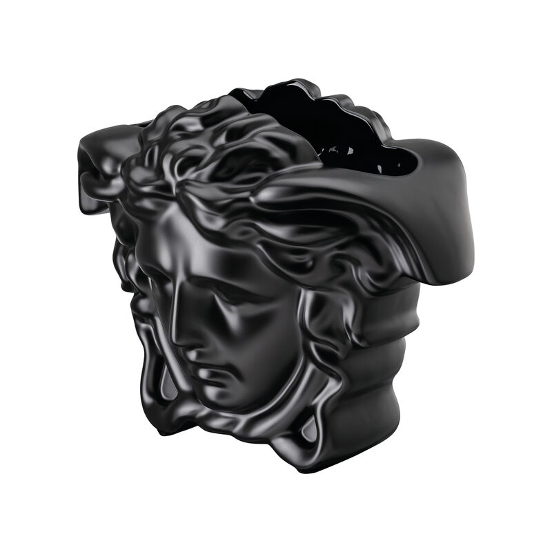Vase 21 Cm Black Medusa Grande Versace