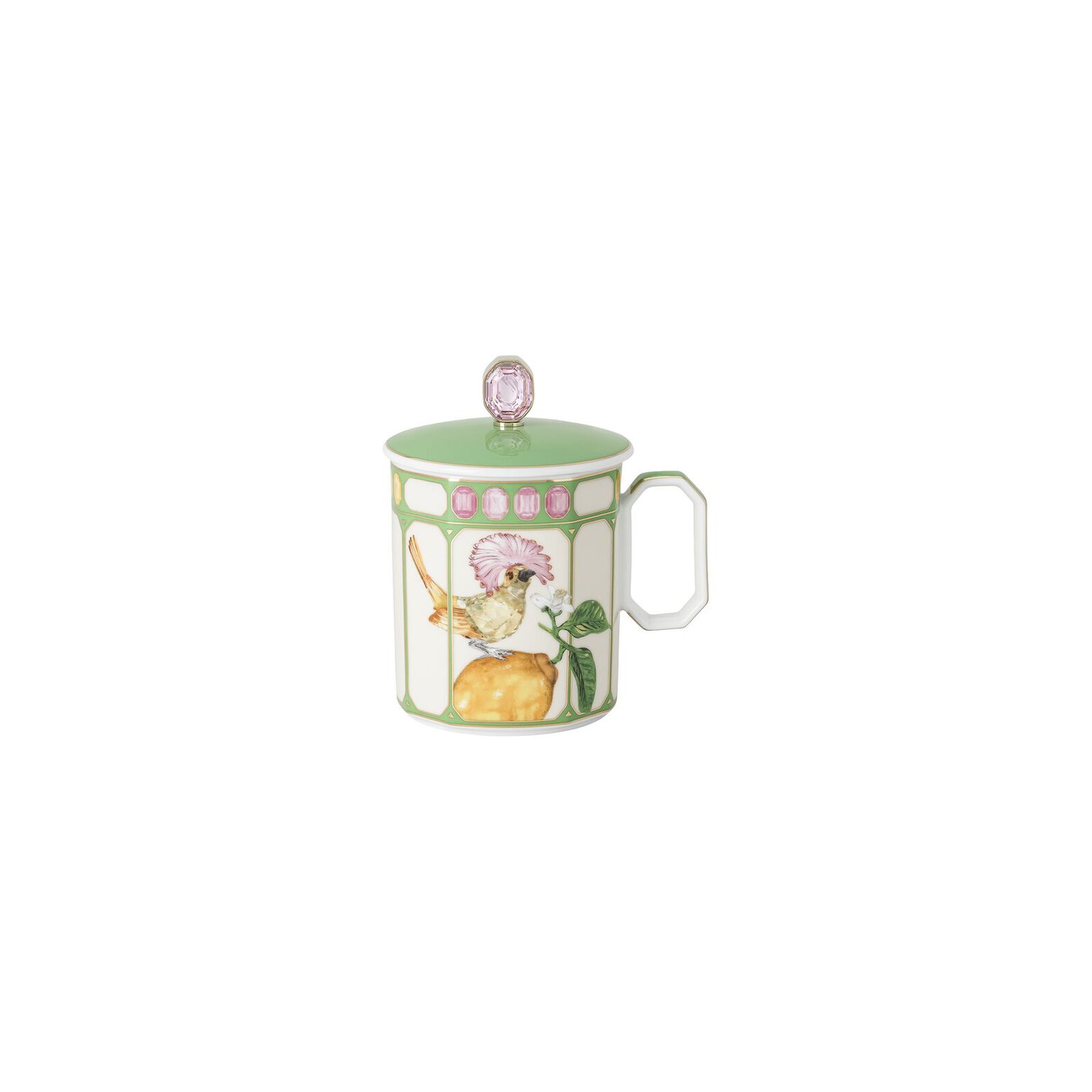 Becher mit Henkel mit Deckel image number null