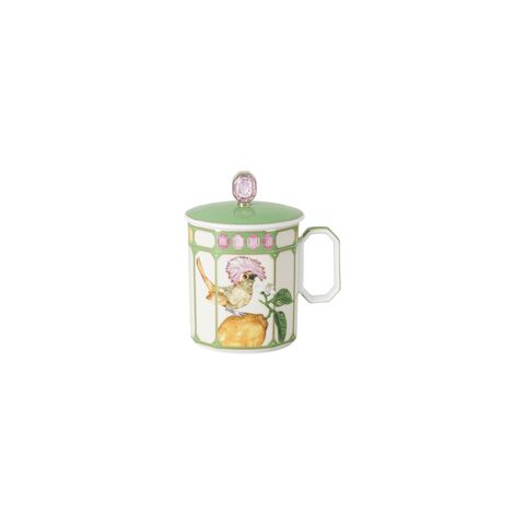 Mug with handle and lid